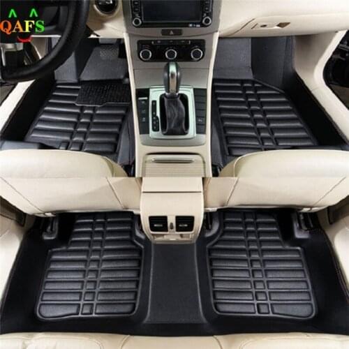 Universal Car Floor Mats Auto Anti-Slip Mat Black Car Styling Interior Auto Floor Mats All Weather Mat