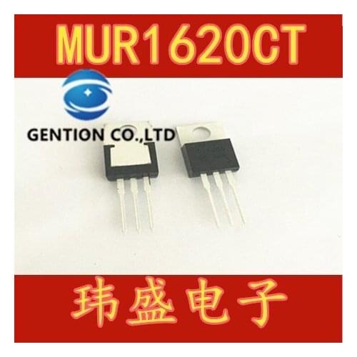 10PCS MUR1620CT schottky 16 a 200 v/fast recovery diode TO220 U1620G in stock 100% new and original