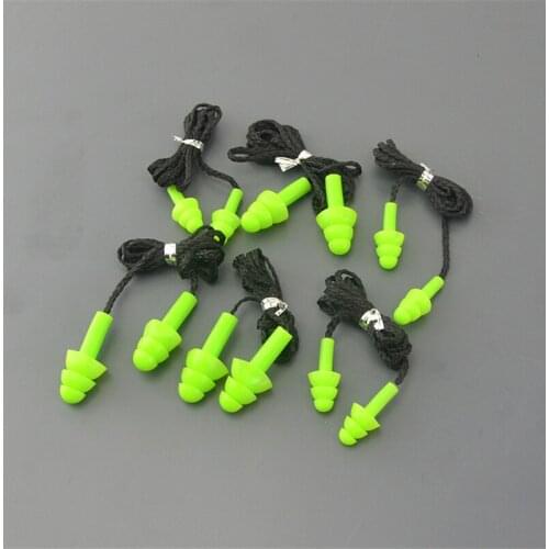 100 pairs Waterproof Swimming Silicone Swim Earplugs for Adult Swimmers Children Diving Soft Dust and noise reduction Ear Plug