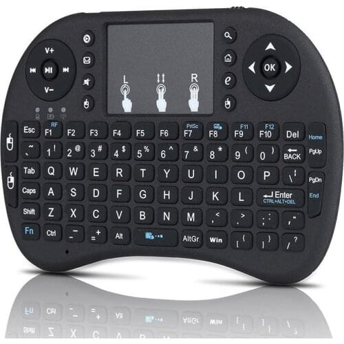 I8 Mini 2.4Ghz Wireless Touchpad Keyboard With Mouse For Pc, Pad, Xbox 360, Ps3, Google Android Tv Box, Htpc, Iptv