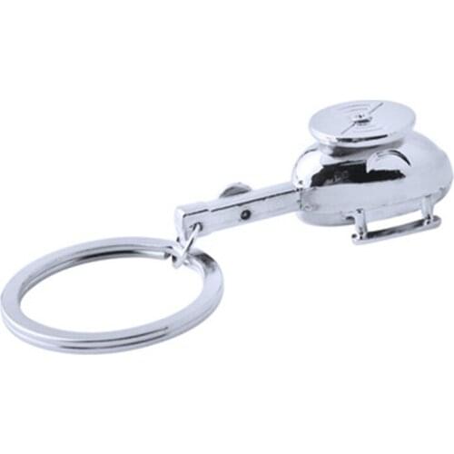 Trendy creative small aircraft key chain pendant Fashion personality small aircraft key chain Men and women jewelry