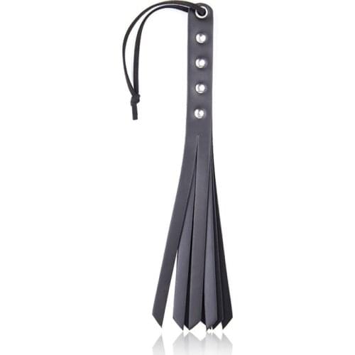 Black Leather Spanking Paddle Fetish Whip Flogger Sex Toys For Couples Sexy Policy Knout Adult Games Flirt Erotic Products