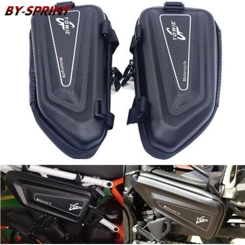 For YAMAHA YZF R1 R15 R6 R3 R125 XT250 XT660Z/660R Motorcycle Side Triangle Hard Shell Package Bag Waterproof Luggage Travel Bag