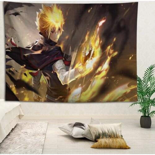 Hot Sale Custom Anime Katekyō Hitman Reborn Printed Tapestry Background Decorative Tapestry Various Sizes Wall Hanging Decor