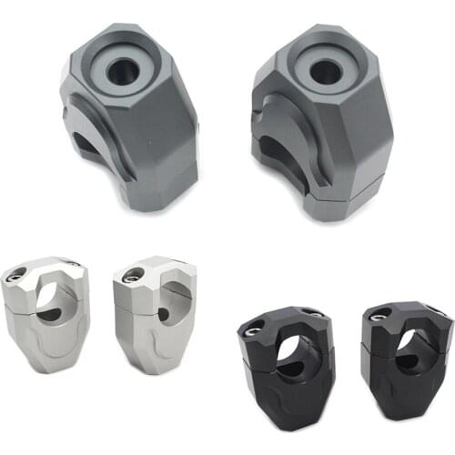 Handlebar Riser HandleBars Clamp Extender Adapter For BMW F800GS 2013-2016 2014 Aluminum