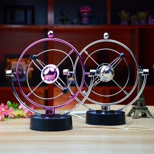 Fashion Magnetic Swing Kinetic Orbital Craft Decoration Perpetual Balance Celestial Globe Newton Pendulum Educational Tools