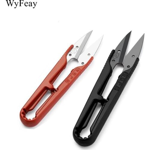 High Carbon Steel Yarn Shears Thread Scissors U Sewing Clipper Beading Tailor Cutter Threads Stitch Supplies Embroidery Scissors
