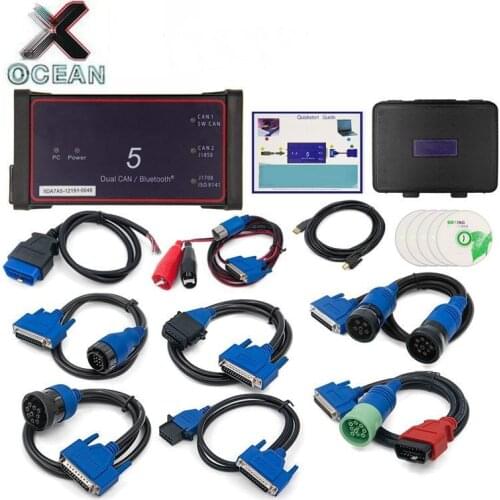 Professional DPA 5 Dearborn Protocol Adapter 5 Full Adapters DPA5 Heavy Duty Truck Scanner Without Bluetooth Dual CAN DPA 5