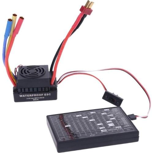 RC Car Program Card Electronic Speed Controller Programmer for RC Car 25A-120A Brushless ESC