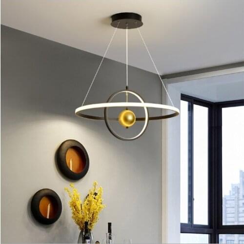 Led restaurant lamp post modern chandelier creative living room lamp modern minimalist bedroom lamp dining room bar counter lamp