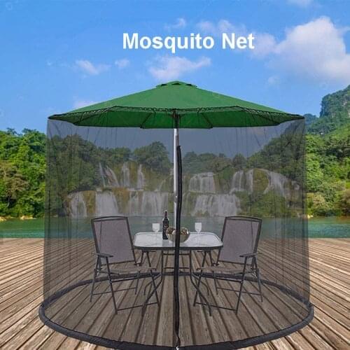 Outdoor Mosquito Net Patio Umbrella Mosquito Netting Screen UV Resistant Gazebo Style Mosquito Netting For Outdoor Yard Camping