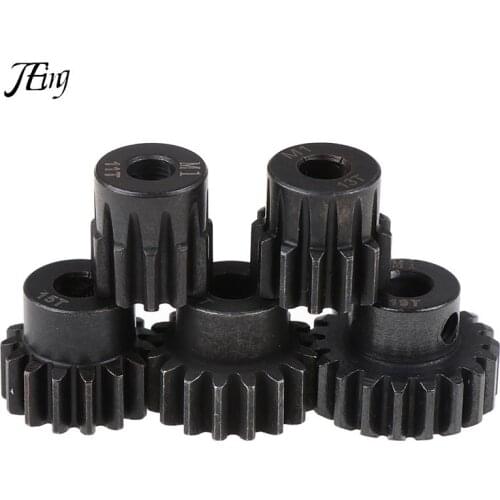1PCS Black M1 5mm 15t 16t 17t 18t 19t Pinion Motor Gear Combo Kit For 1/8 Rc Car Motor