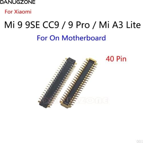 10PCS/Lot For Xiaomi Mi 9 9SE / 9 Pro / Mi CC9 CC9E / Mi A3 Lite LCD Display Screen FPC Connector Port On Mainboard / Cable