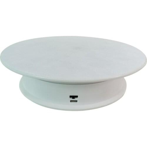 2 Speeds Electric Turntable Display Stand Noiseless Rotating Table Watch Jewelry M17E