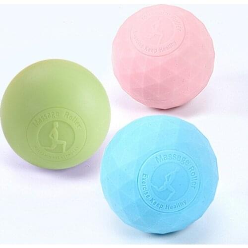 2020 Silicone Fitness Massage Ball Pilates Relaxing Sports Muscle Pressure Relaxation Exercise Massager for Home Gym