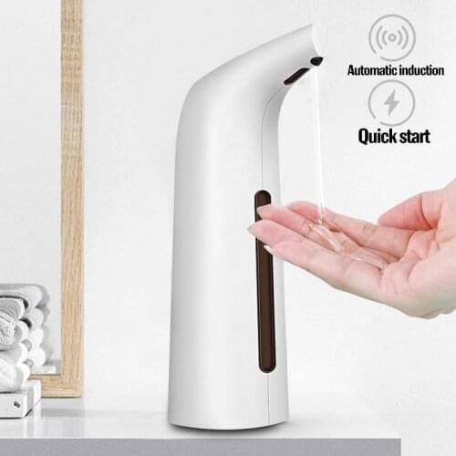 Automatische Zeepdispenser 400Ml Smart Sensor Hand Gratis Touchless Sanitizer Badkamer Dispenser Zeepdispenser Voor Keuken