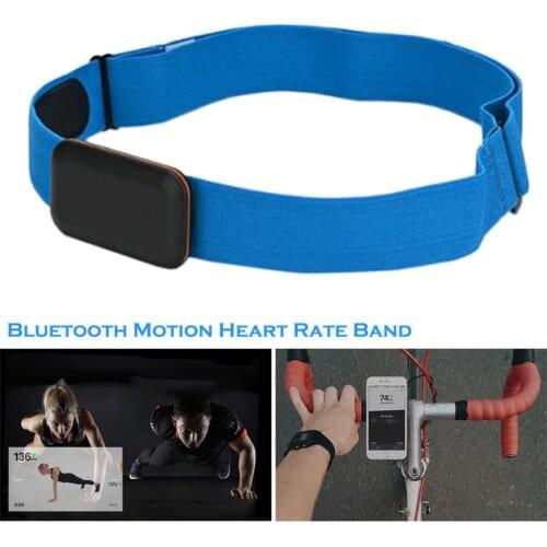 Outdoor Sports Bluetooth-compatible Heart Rate Elastic Band Strap Sports Heart Rate Belt Accessories Fitness Equipment 3 Colors