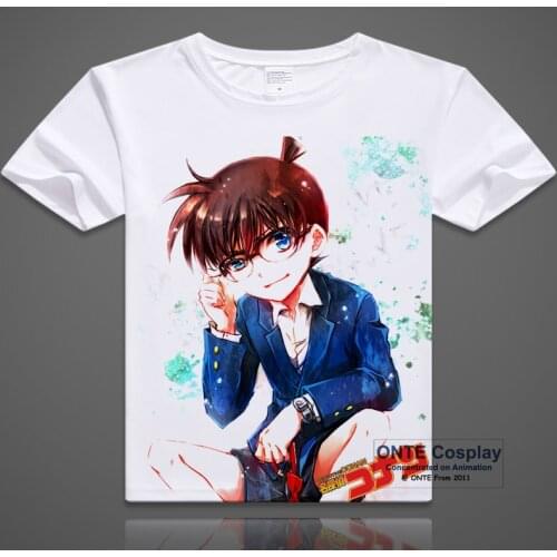 Japan Anime Detective Conan TShirt Kaitou Kiddo Funny Cool T-shirts Men Women Case Closed Short Sleeve Printed Tops Summer Tee