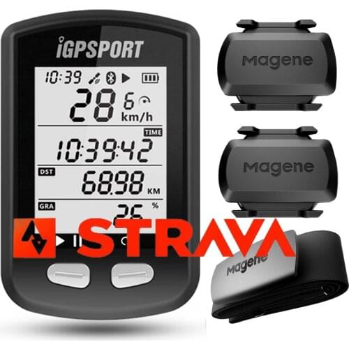 IGPSPORT Smart Bicycle Computer Wireless Bike Speedometer Strava IGS10S Ant+ Speed Cadence Sensor Garmin Zwift Wahoo Cycling GPS