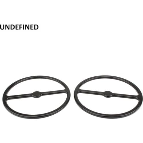 Motorcycle Speaker Cover Trim Ring CNC Speaker Trim Covers Set For Harley Touring Electra Glide Street Glide 1996-2013 Trike