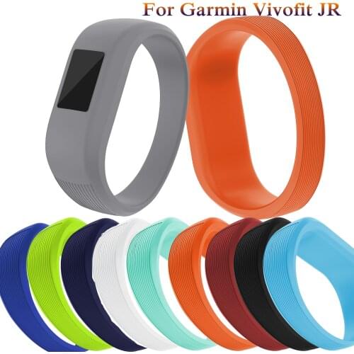Fashion Wrist Straps Band For Garmin vivofit JR Watch soft Silicon Strap Clasp For Garmin vivofit JR Watches watch band bracelet