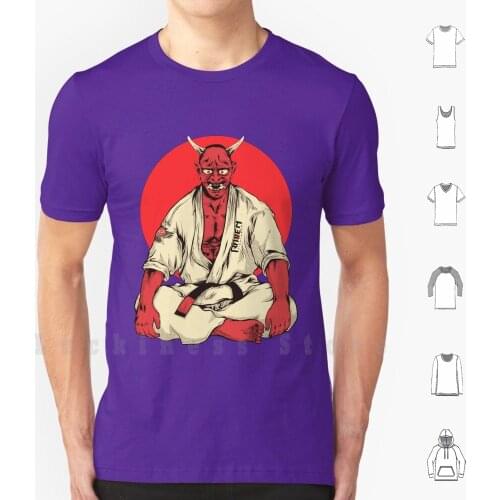 The Oni T Shirt Cotton Men DIY Print Bjj Brazilian Jiu Jitsu Bjj Lifestyle Mixed Martial Arts Oni Japan Martial Arts