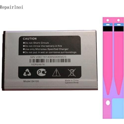 Original Cell Mobile Phone Batteries For Micromax S4100 Battery Smart Repair Parts Replacement