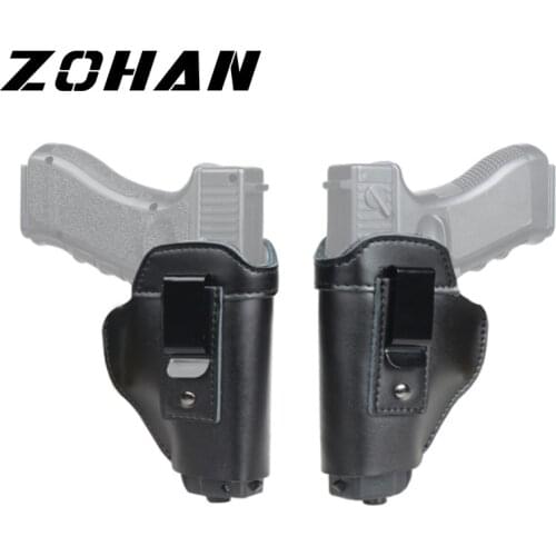 Tactical Gun Holster Concealed Carry Holsters Belt Metal Clip IWB OWB Holster Airsoft Gun Bag for All Sizes Handguns Non-slip