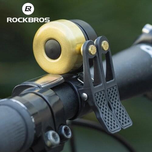 ROCKBROS Retro Bicycle Bell Bike Ringer MTB Road Bike Horn Handlebar Bicycle Ring Loud Sound Cycling Bell Alarm Bike Accessories