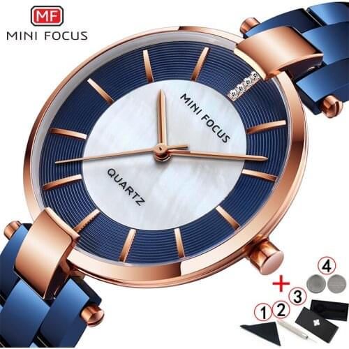 2020 Ladies Wrist Watches Dress Blue Watch Women Crystal Diamond Watches Stainless Steel Gold Clock Women Montre Femme 2019