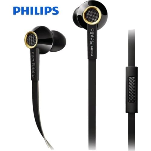 100% Genuine Philips S2 Wired HIFI Headsets In-Ear Stereo Support Music Earphones Line Type For Samsung Xiaomi Smartphone