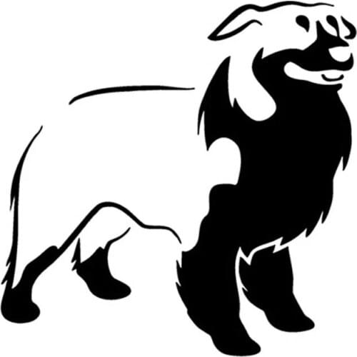 12.5*12.5CM Australian SHEPHERD Car Sticker Decal Dog Pet Animals Car Stickers And Decals