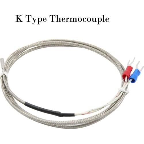 3pcs K Type Thermocouple Fitting Temperature Sensor Industrial Controller 3*15*1000 for RAMPS 1.4 Prusa Delta 3d Printer parts