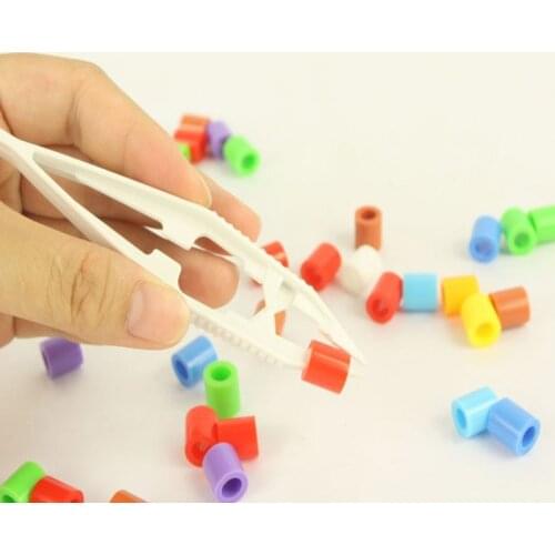 3Pcs/set Kids Tweezer for Plastic Beads DIY Puzzle Bead Kits Children DIY Toys Art Crafts Accessories Tools