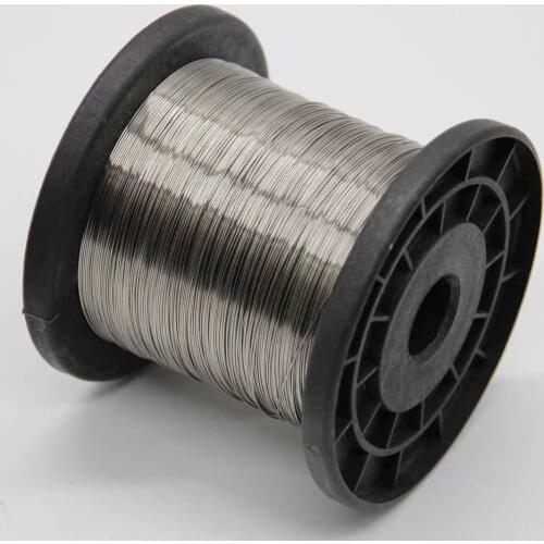 100M 0.1mm 0.2mm 0.3mm 304 Stainless Steel Wire Roll Single Bright Hard Wire Cable