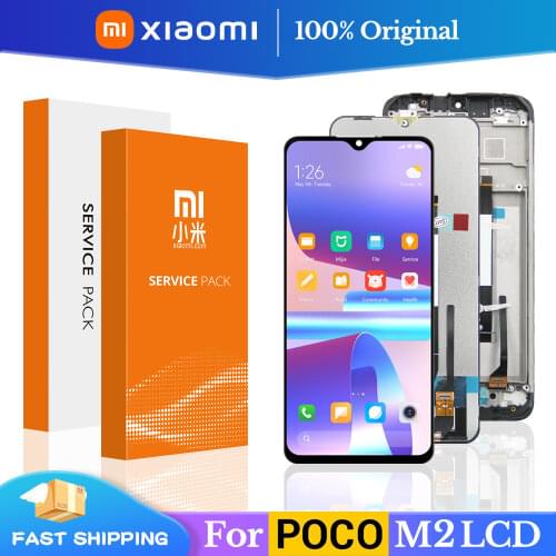 6.53'' Original Display for Xiaomi Poco M2 LCD Display Touch Screen Digitizer Assembly For Xiaomi poco M2 for Repair Parts