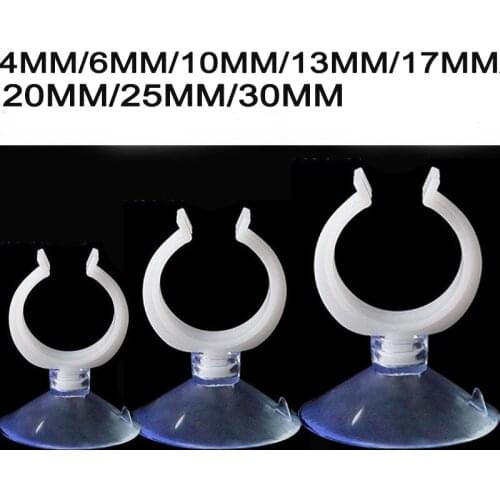 6 Pcs Aquarium Fish Tank Suction Cup Heating Sucker Clips Holders For Air Line Oxygen Tube Hose Pump Double Sided Suction Cups