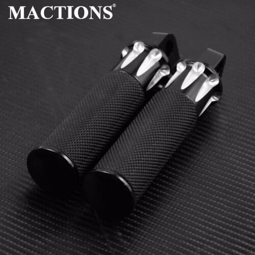 Motorcycle Accessories Black Aluminum Foot Rest Pedal Footpeg Pedal For Harley Sportster 883 1200 Touring Dyna & Softail