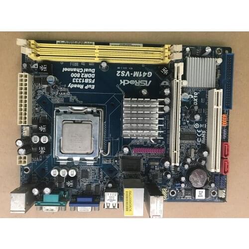 For ASRock G31M-VS2 Original Used Desktop Motherboard G41 LGA775 DDR2 SATA2