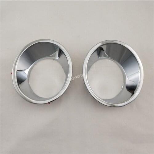 For BMW E53 X5 1999 2000 2001 2002 2005 2006 Fog lamps cover Trim ABS Chrome 2pcs Front fog light cover car-styling accessories