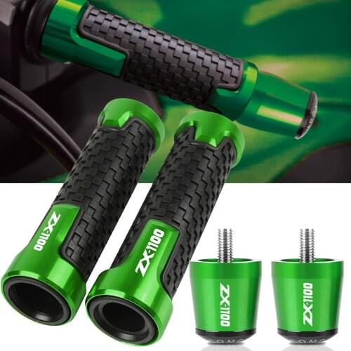 For Kawasaki ZX1100 ZX-11 ZZR 1100 ZZR1100 1990-2001 1995 1996 1997 1998 Motorcycle handle grips Motorbike handlebar ends