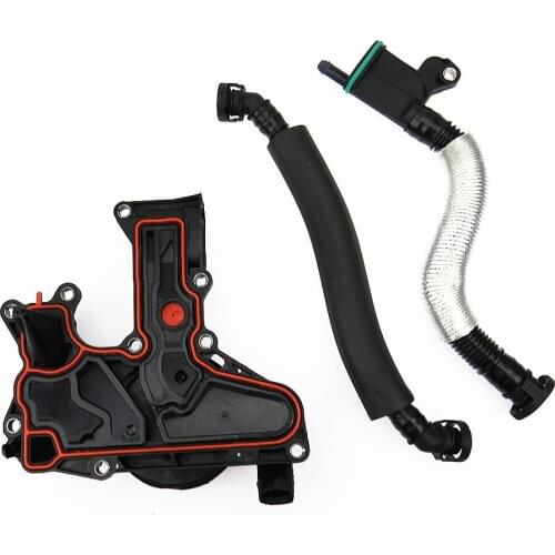 DOXA PCV Water Oil Separator Valve Assembly + Vacuum Exhaust Vent Hose Kit For A3 VW Passat Golf Jetta Eos 06H103495B 06H103226A