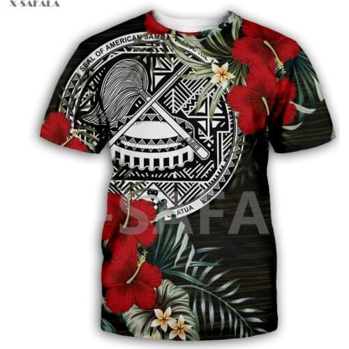 Hawaiian Turtle Kakau Plumeria Polynesian Tropical 3D Fashion All Over Printed Round Neck T-Shirt Men Women Harajuku Casual Tee