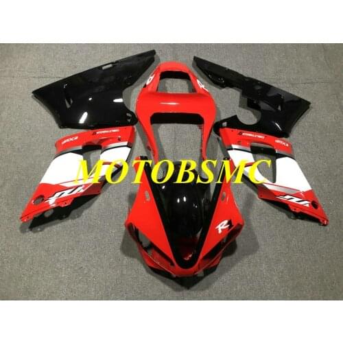 Hi-Grade Injection Mold Fairing Kit for YZFR1 00 01 YZF R1 2000 2001 YZF1000 ABS Red Black White Bodywork+Gifts YH51