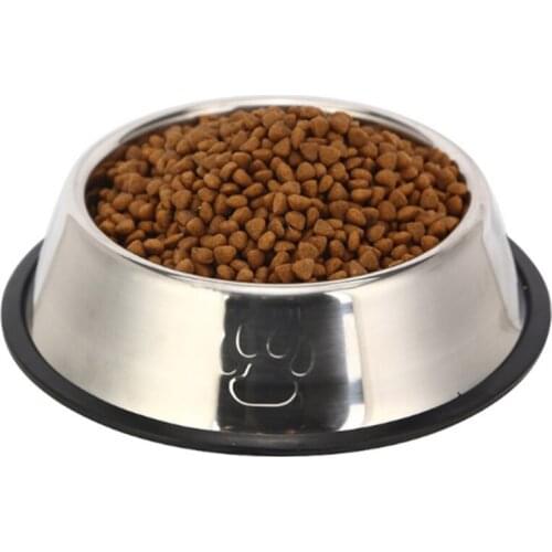 Pet Feeders Stainless Steel Bowls Environment-friendly Durable Food Water Pet Stainless Bowls
