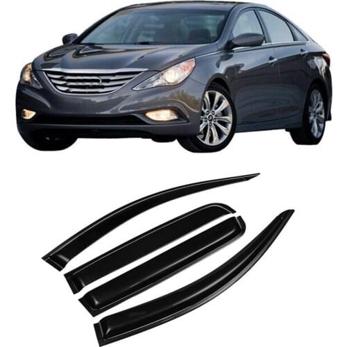 For Hyundai Sonata 2011 2012 2013 2014 Car Window Visor Wind Rain Sun Smoke Guard Deflector Vent Shade Shelter Protector