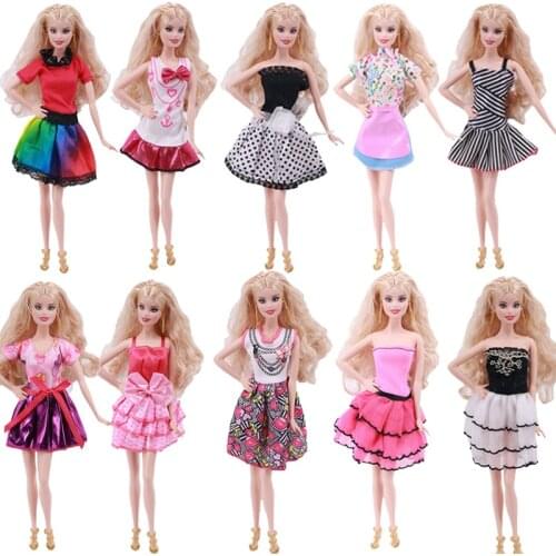 Doll Dress Doll Clothes Handmade Fashion Dress For Barbies Doll Clothing Doll,Baby Toys For Childrens Doll Gift