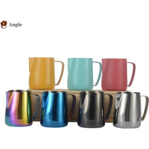 304 Stainless Steel Non Stick Coating Milk Frothing Frother Pitcher Cup Latte Art Espresso Cappuccino 350/600ML