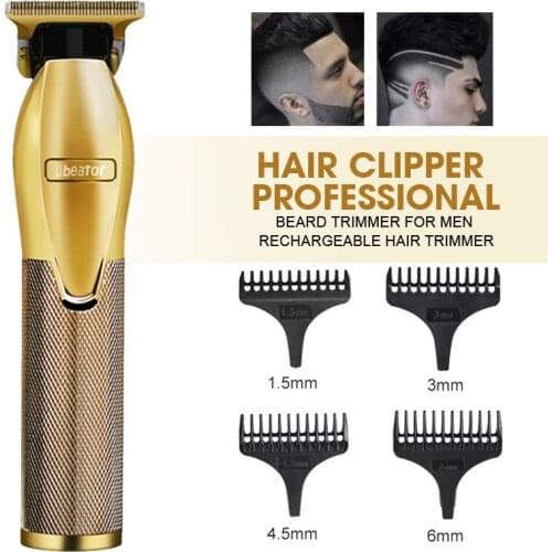 Electric Hair Clipper Fader Hair Trimmer T-Outliner For Men Head Cordless Corded Haircut Machine For Men 100-220V Hair Cutting
