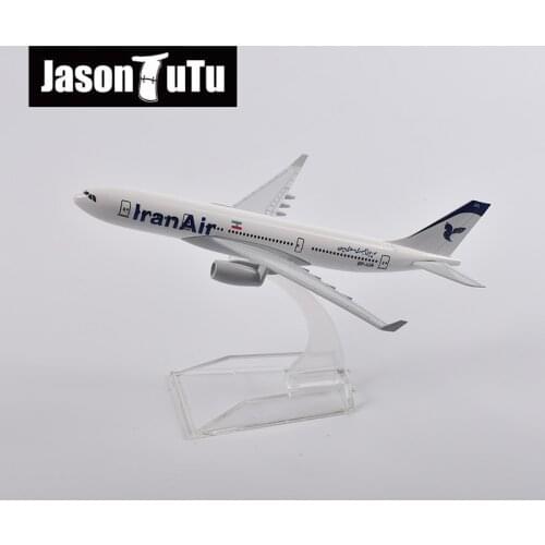 JASON TUTU 16cm Iran Air Airbus A330 Airplane Model Plane Model Aircraft Diecast Metal 1/400 Scale Gift Dropshipping